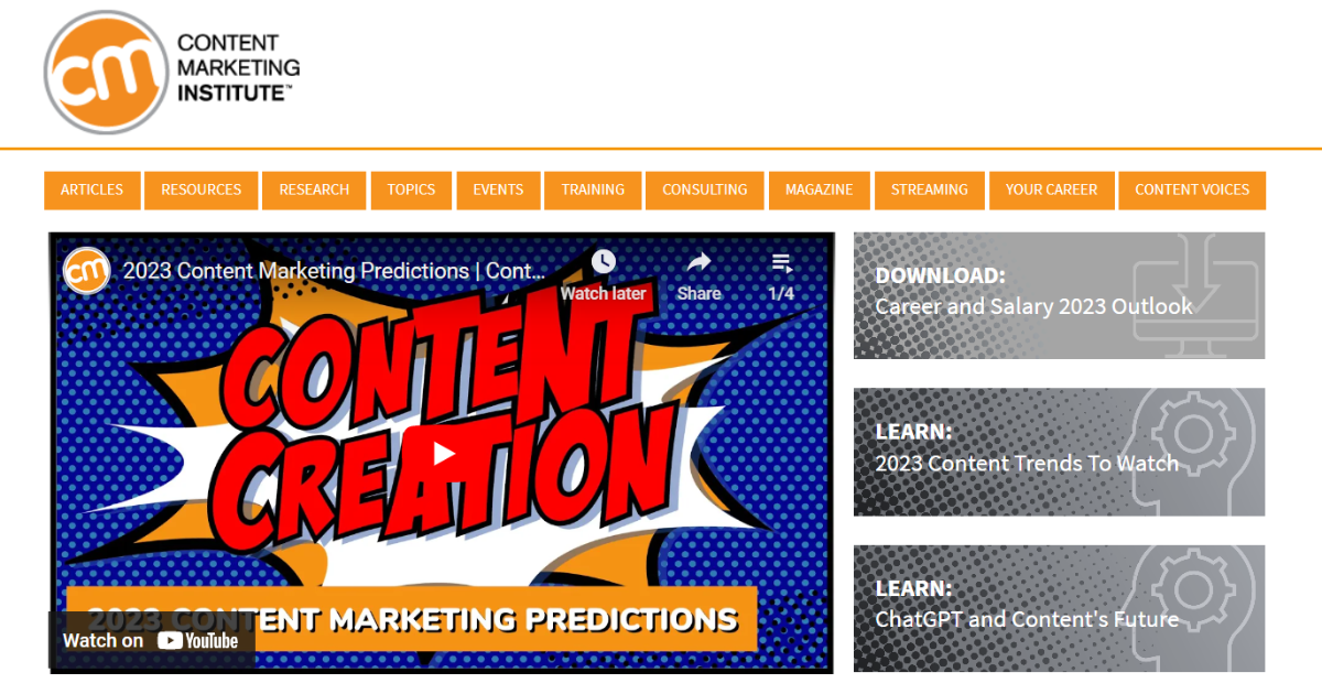 Content Marketing institute