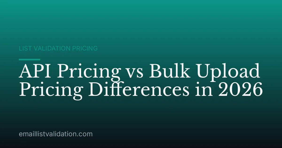API Pricing vs Bulk Upload Pricing Differences in 2026