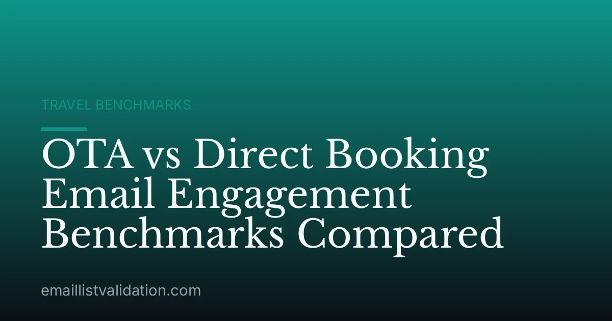 OTA vs Direct Booking Email Engagement Benchmarks Compared