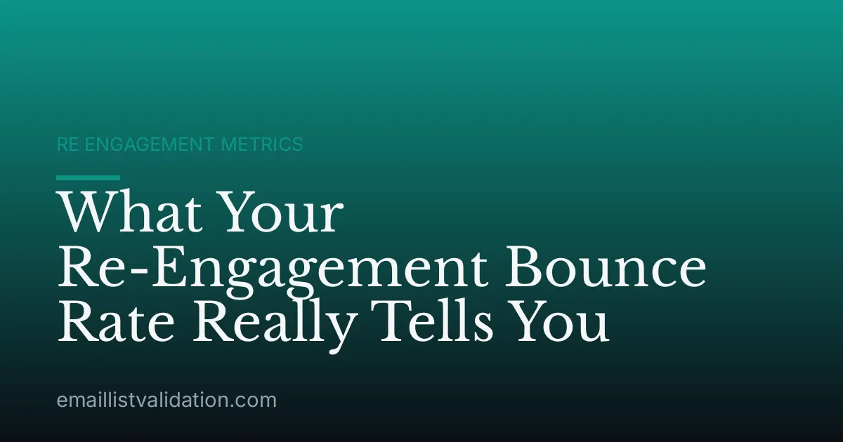 What Your Re-Engagement Bounce Rate Really Tells You