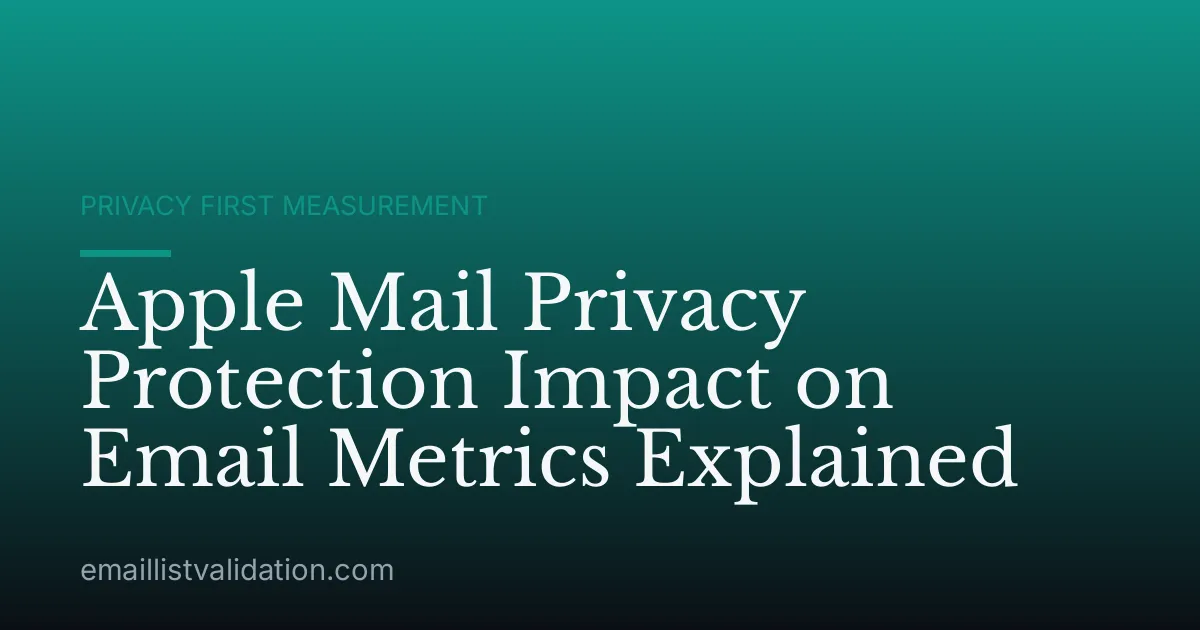 Apple Mail Privacy Protection Impact on Email Metrics Explained