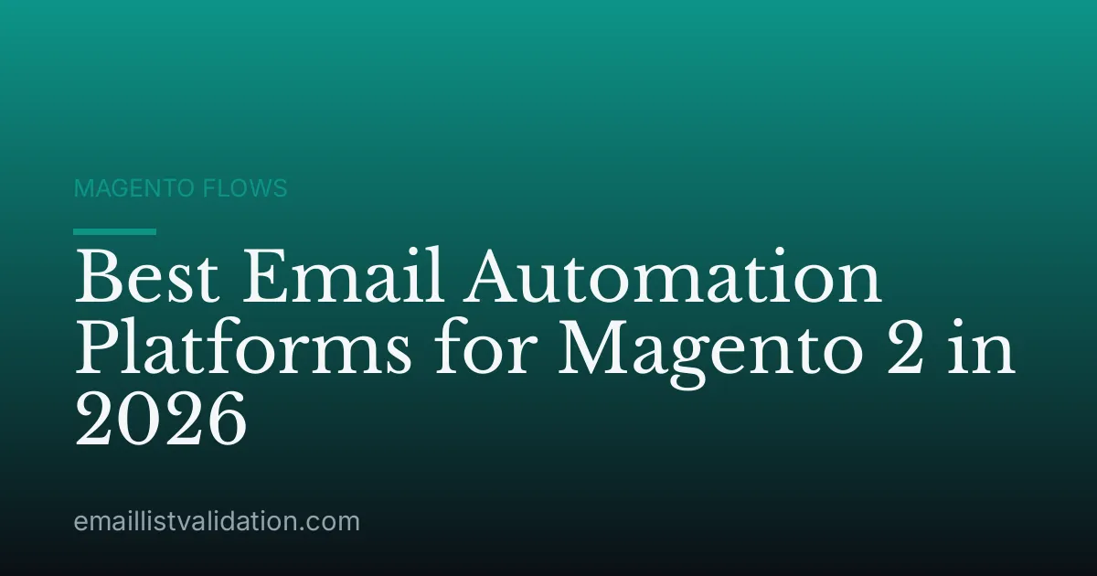 Best Email Automation Platforms for Magento 2 in 2026