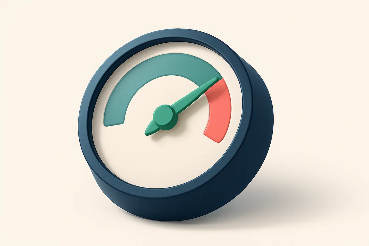 A single gauge dial with a green needle near '98.9% Accuracy'