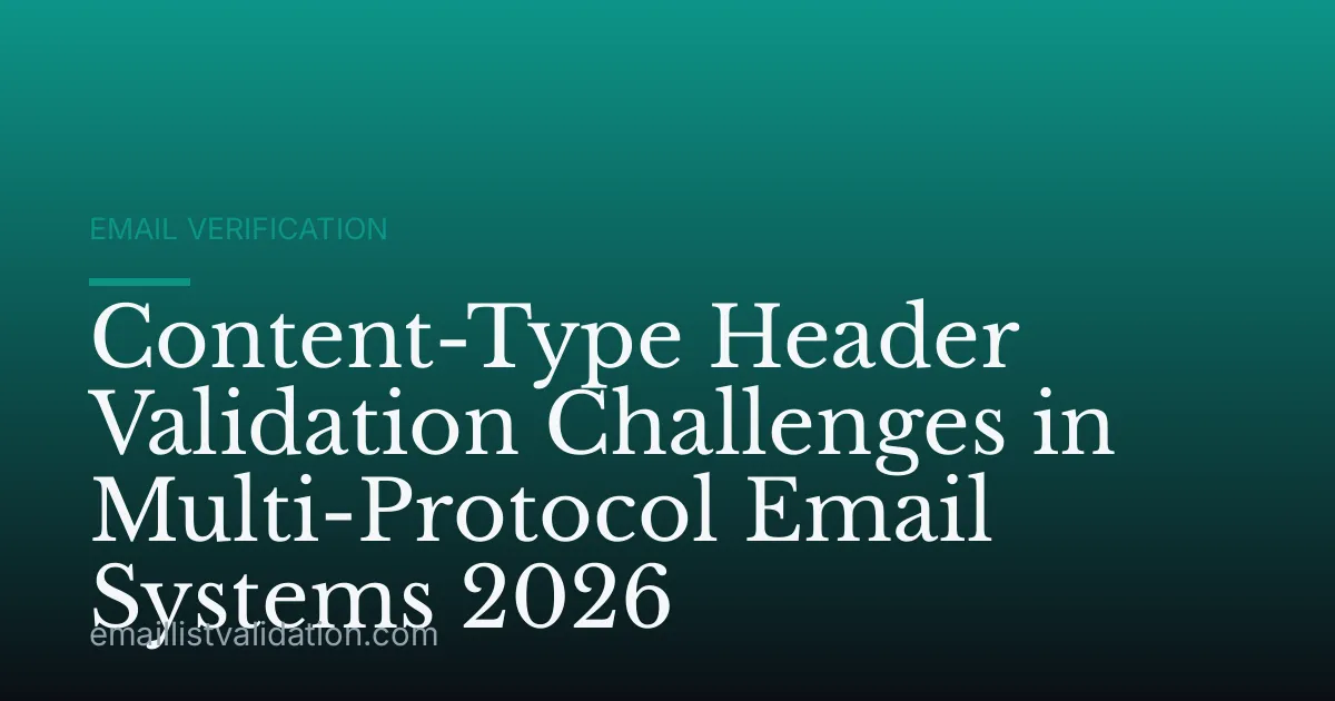 Content-Type Header Validation Challenges in Multi-Protocol Email Systems 2026
