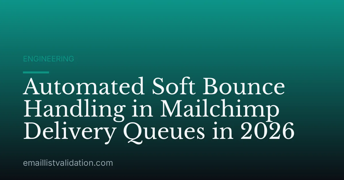 Automated Soft Bounce Handling in Mailchimp Delivery Queues in 2026