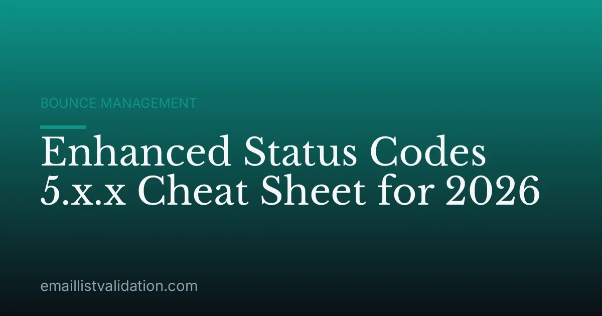 Enhanced Status Codes 5.x.x Cheat Sheet for 2026