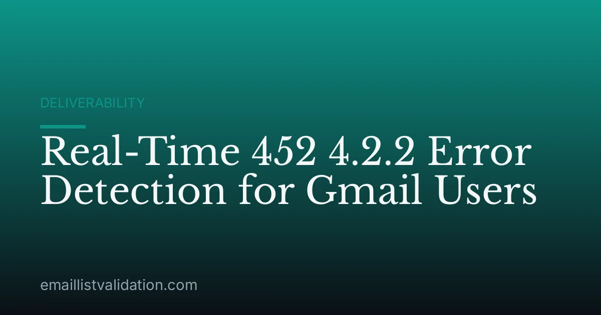 Real-Time 452 4.2.2 Error Detection for Gmail Users