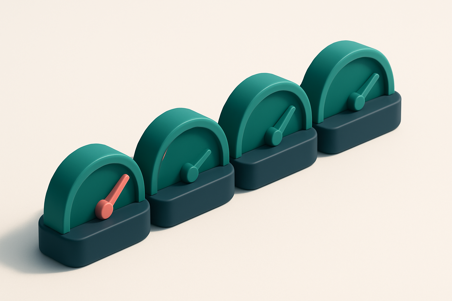a row of four gauges labeled 'valid', 'invalid', 'catch-all', 'risky'