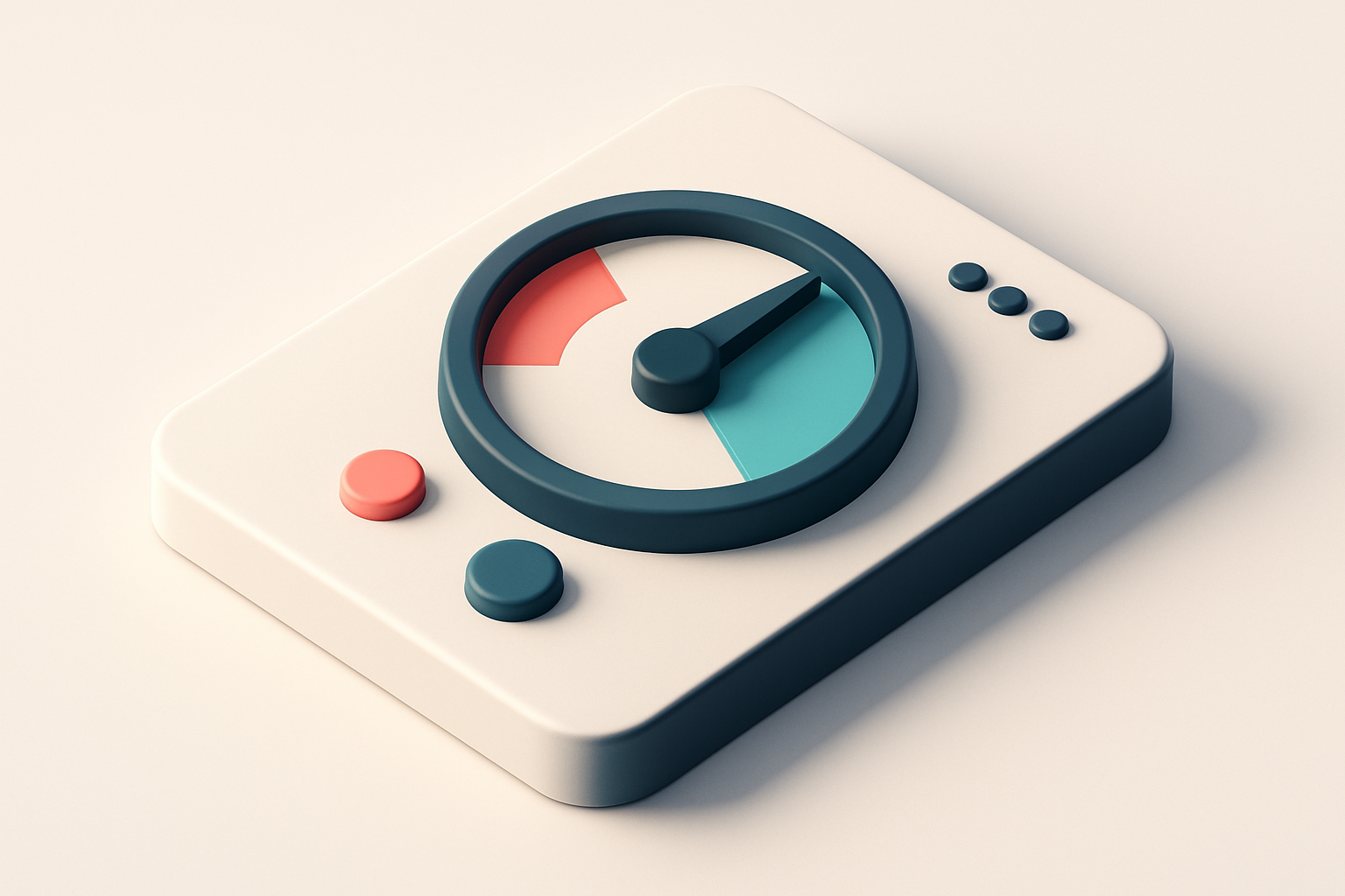 Hero: a single gauge dial turning toward 'Valid' on a clean dashboard