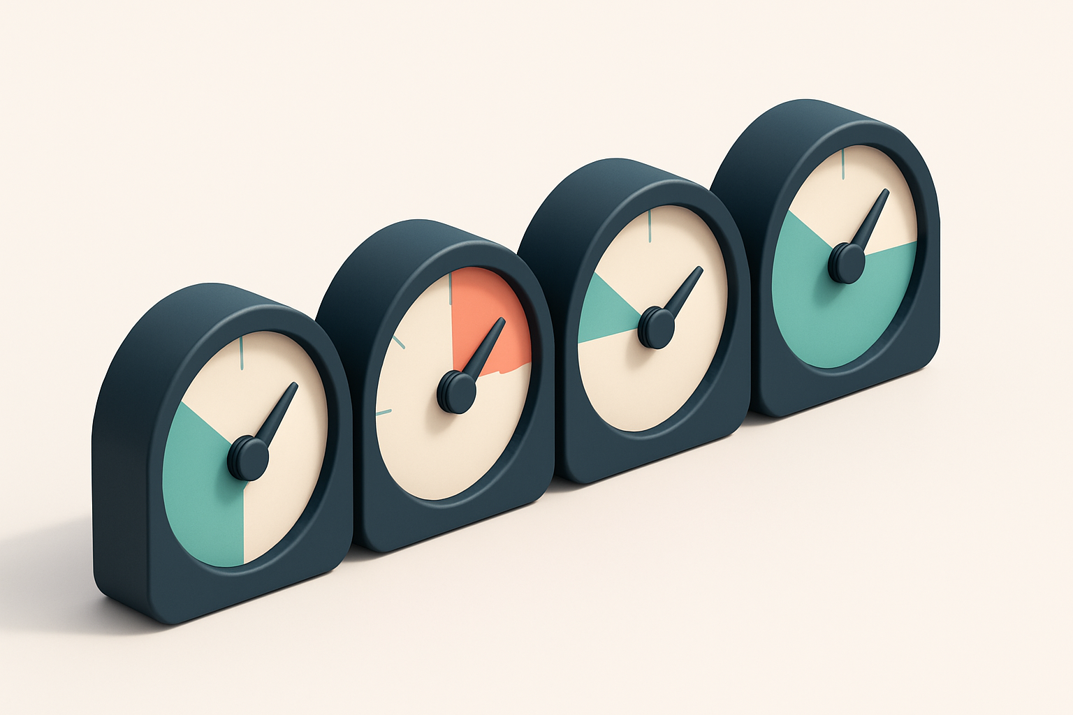 a row of four gauges, each showing a different validation result: valid, invalid, catch-all, inactive