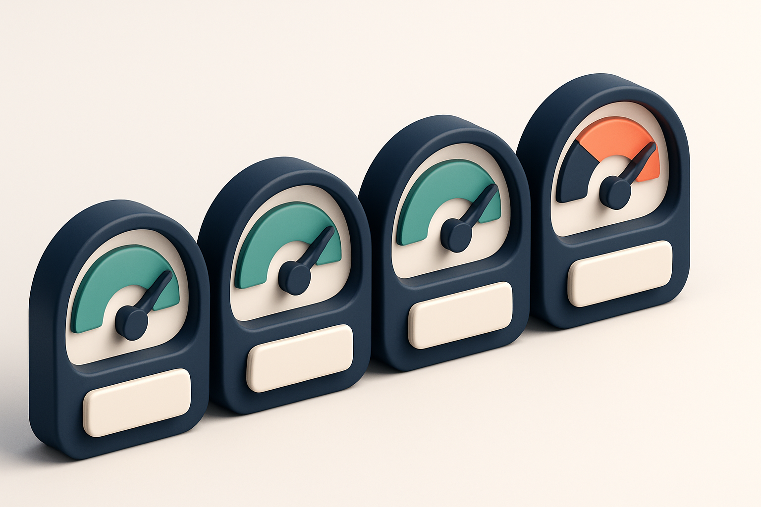a row of four gauges with labels: Valid, Invalid, Catch-All, Risky