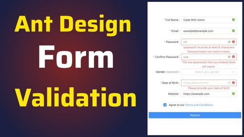 Mastering Email Validation in React with Ant Design: A Comprehensive Guide