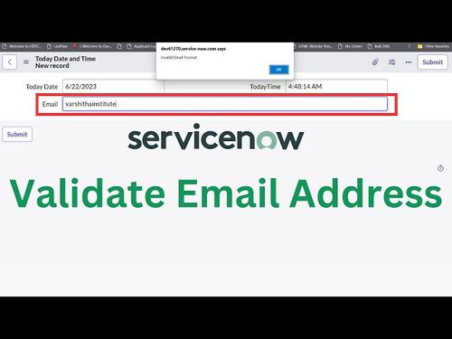 Mastering Email Validation in ServiceNow Using Regex: A Comprehensive Guide