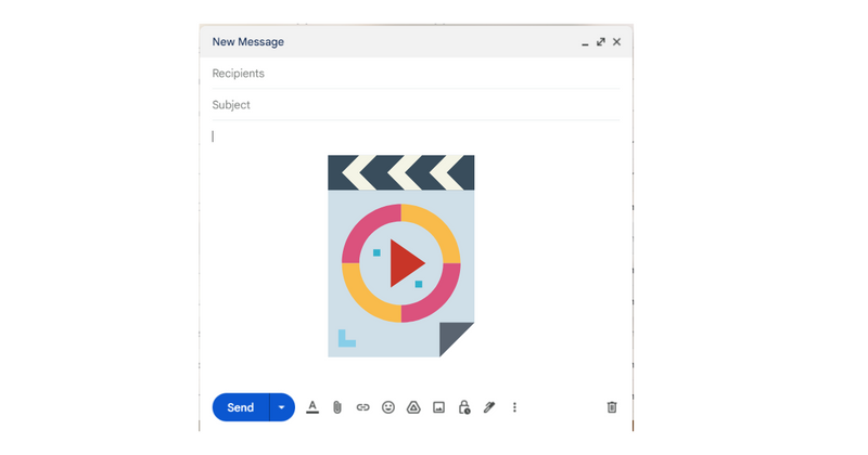 how to send video file by email