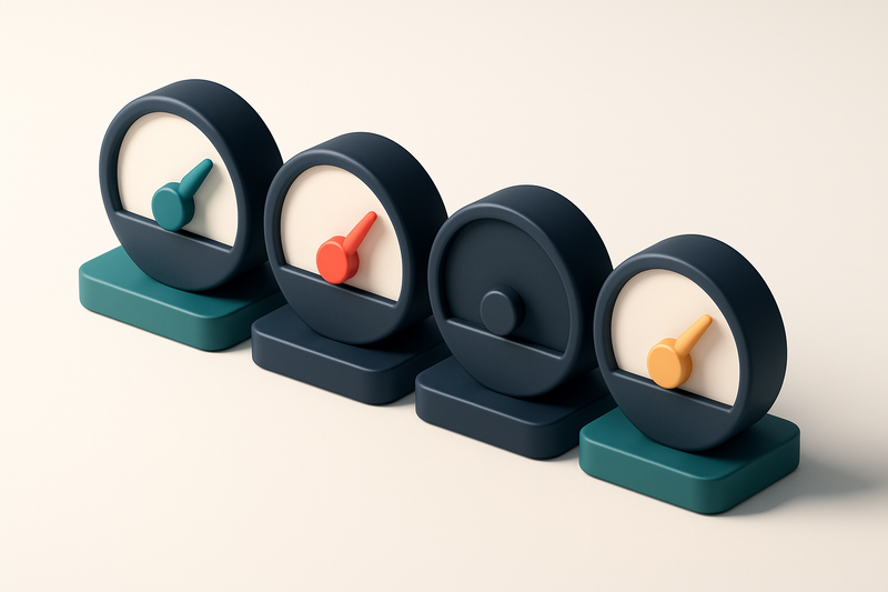 Hero: a row of four gauges, each showing 'valid', 'invalid', 'catch-all', 'risky' status