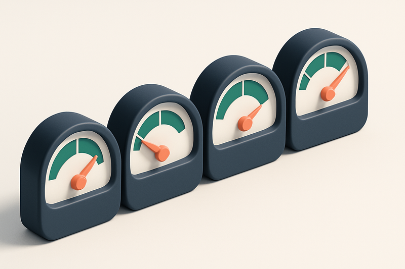 a row of four gauges with labels: 'Syntax', 'Domain', 'Mailbox', 'Risk Profile'