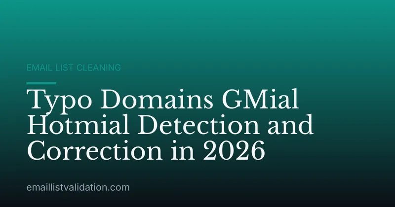 Typo Domains GMial Hotmial Detection and Correction in 2026