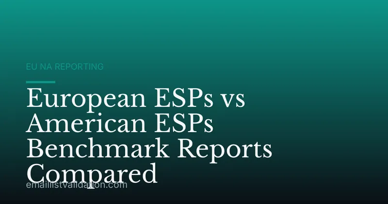 European ESPs vs American ESPs Benchmark Reports Compared