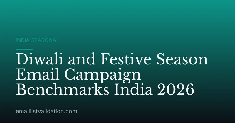 Diwali and Festive Season Email Campaign Benchmarks India 2026