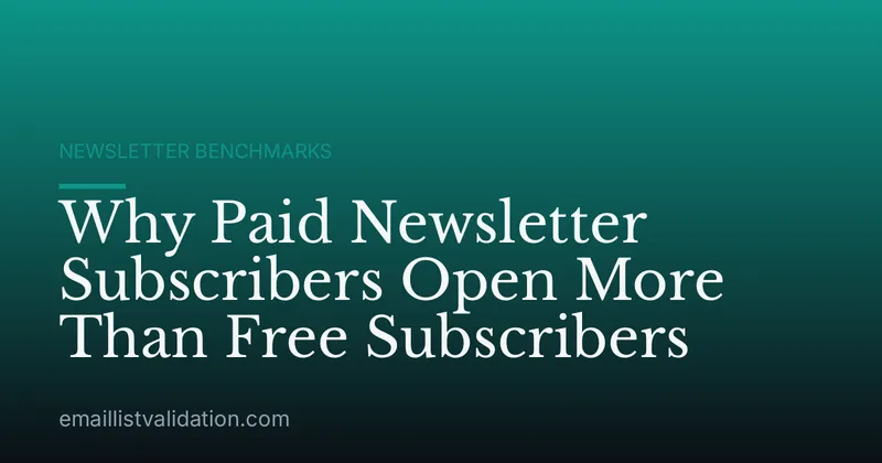 Why Paid Newsletter Subscribers Open More Than Free Subscribers
