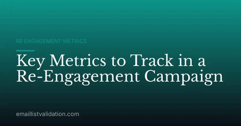 Key Metrics to Track in a Re-Engagement Campaign