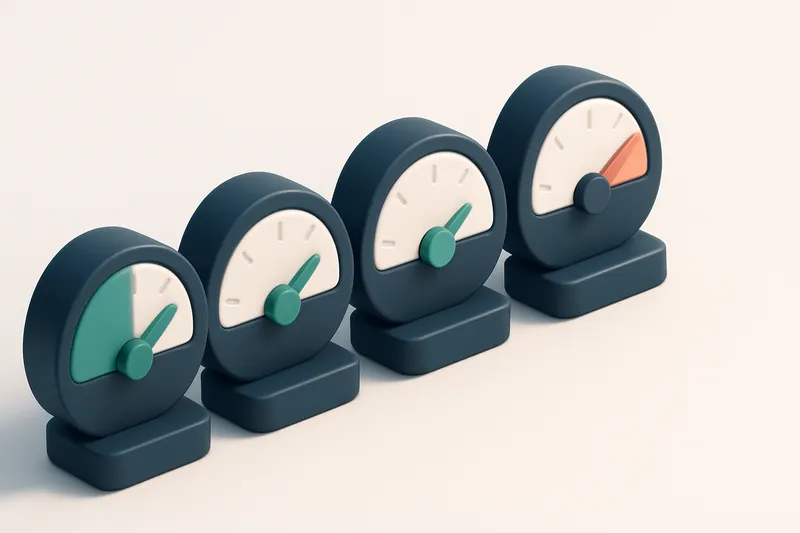 a row of four gauges labeled 'Valid', 'Invalid', 'Catch-all', 'Risky'