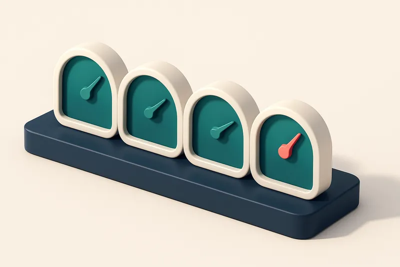 Hero: A row of four gauges labeled 'Accuracy', 'Validity', 'Risk', 'Compliance'