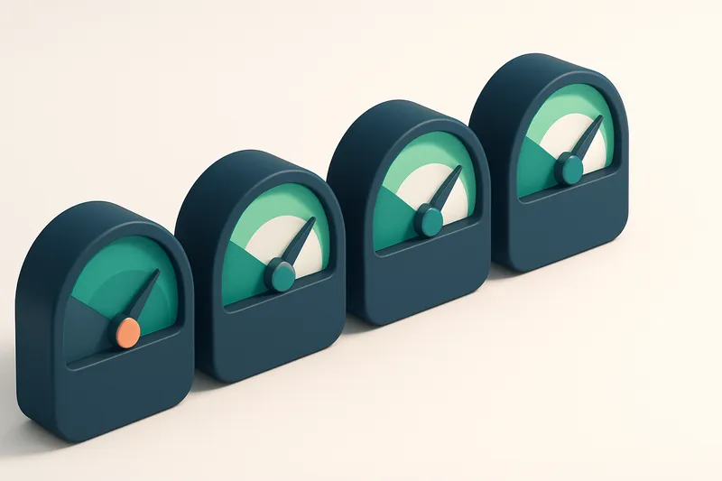 A row of four gauges labeled 'Validation', 'Syntax', 'SMTP', 'Reputation'
