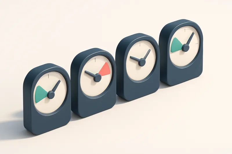 a row of four gauges, each labeled with a different status: Valid, Invalid, Catch-all, Risky