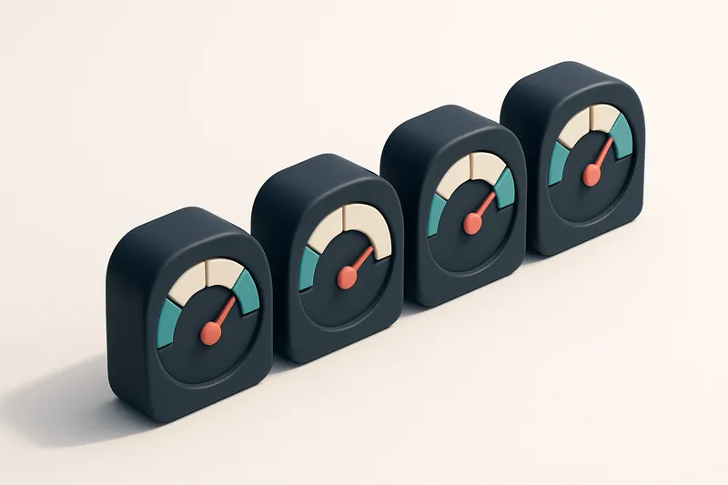 a row of four gauges labeled 'Validation Accuracy, Bounce Rate, Inbox Placement, Deliverability'