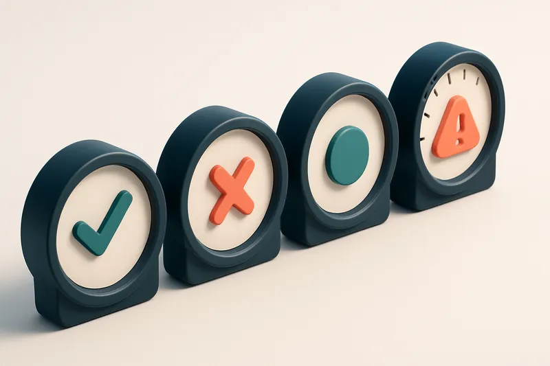 a row of four gauges showing different verification statuses: valid, invalid, catch-all, risky