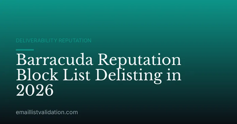 Barracuda Reputation Block List Delisting in 2026