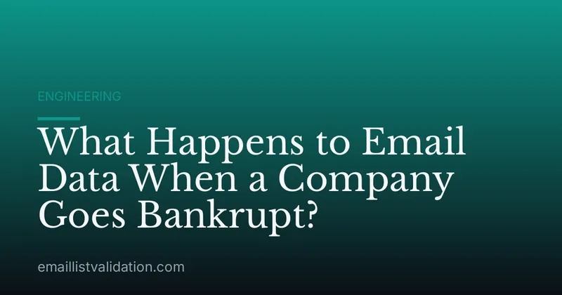 What Happens to Email Data When a Company Goes Bankrupt?