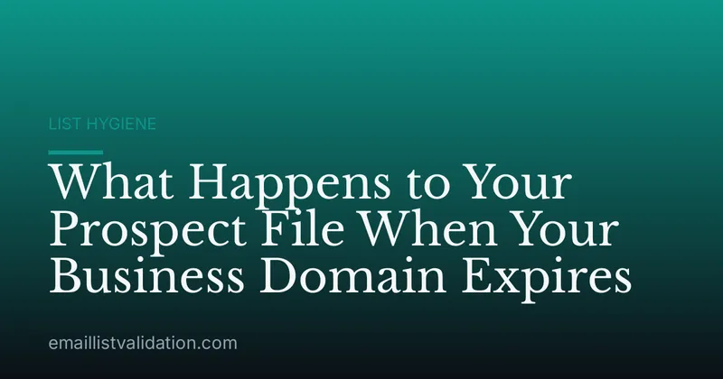 What Happens to Your Prospect File When Your Business Domain Expires