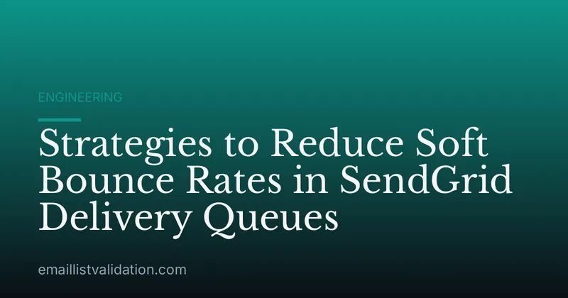 Strategies to Reduce Soft Bounce Rates in SendGrid Delivery Queues