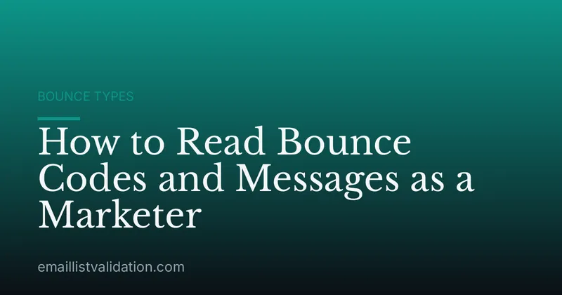 How to Read Bounce Codes and Messages as a Marketer