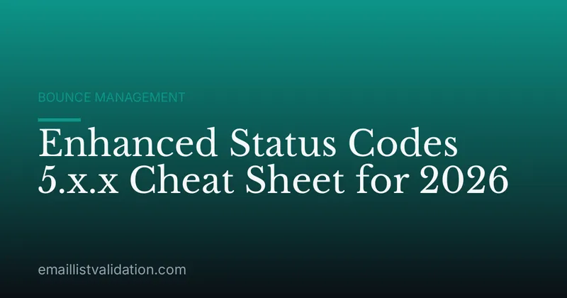 Enhanced Status Codes 5.x.x Cheat Sheet for 2026