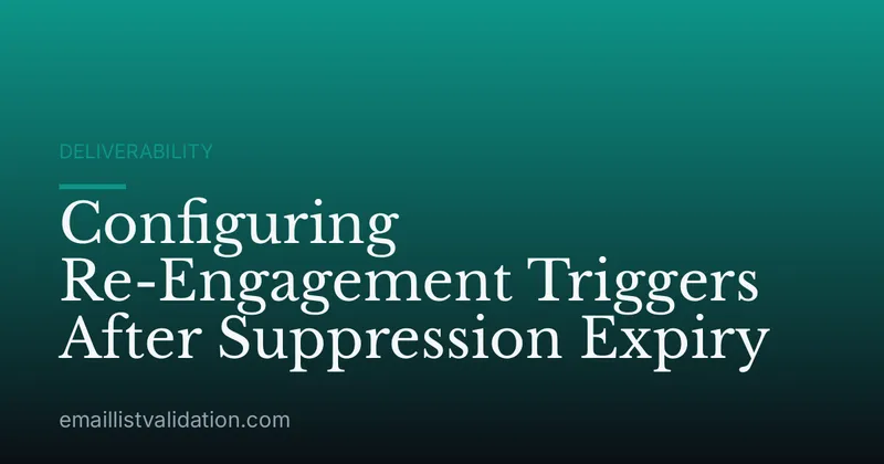 Configuring Re-Engagement Triggers After Suppression Expiry