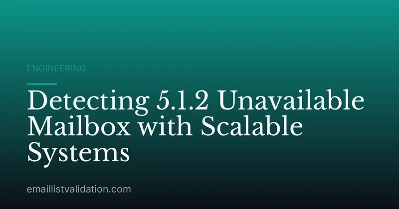 Detecting 5.1.2 Unavailable Mailbox with Scalable Systems